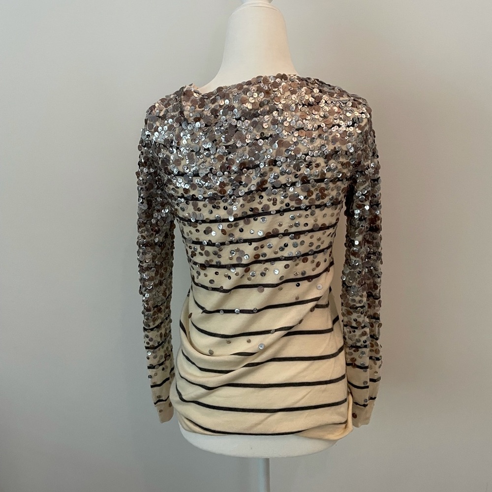 COPY - J. Crew Merino Confetti Stripe Sweater - Picture 3 of 5